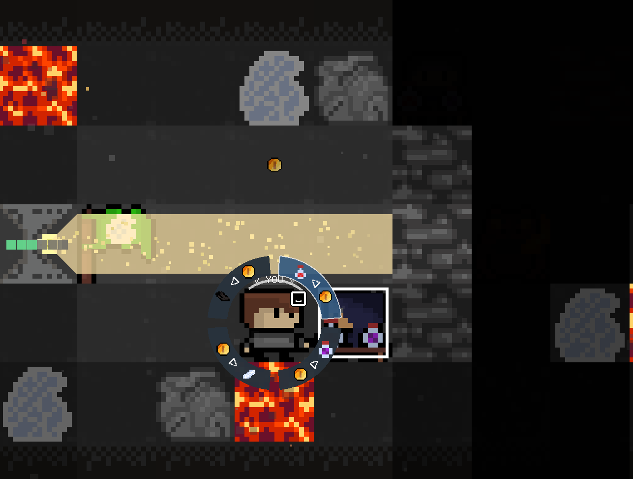 Players can interact with a trader